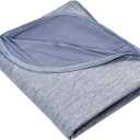 Cool Blanket for Hot Sleep, Soft Double Side Cool Throw Blanket Sweat Absorbs Heat to Keep Adults Kids