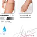 2 x Hanes Women's Silk Reflections Silky Sheer Knee Highs, Reinforced Toe, Knee-High Stockings