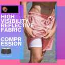 BRISIRA Mens Swim Trunks Neon 5" Bathing Suit Compression Liner Nylon Swim Shorts Beach Swimsuit Swimwear Quick Dry Pockets, S