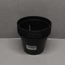 RooTrimmer 10 Inch Plastic Nursery Pots for Plants 10 Pack Plant Pots with Drainage Holes 2 Gallon Nursery Pots Perfect for Indoor Outdoor Plants Such as Herbs, Strwaberrys and Flowers, Black