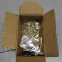 12 Pcs Table Number Holders Gold Metal Place Card Holders with Alligator Clip Table Card Holder Tables Number Stands Tables Sign Holders for Wedding Anniversary Birthday Party