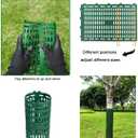 Tree Trunk Protectors Tree Bark Protectors - 4Pcs Splicable Tree Trunk Protector Guard Breathable Tree Protectors for Wildlife Protection