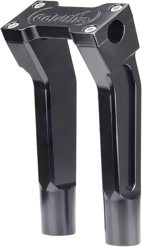 Goldfire Motorcycle Handlebar Risers, 8" Pullback Challenger Risers Fits for H-D 1 Handlebar (Anodized Black)