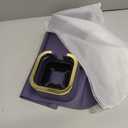 Couch Cup Holder Tray, Elimiko Silicone Anti-Spill and Anti-Slip Couch Drink Holder, Strong and Weighted Phone/Remote/Snacks Sofa Cup Holder (Purplish Blue)