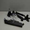 WALI Heavy Duty Single Monitor Arm for 17-49 Inch Flat Curved Ultrawide Screens, up to 33 Lbs, Adjustable Gas Spring Single Monitor Desk Mount for Home Office Gaming, VESA 75/100mm (GSM001XLN), Black