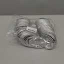 Oopsu 100 Pack 5" Round Tart Pie Foil Pans Disposable Aluminum Foil Tart & Pie Tins for Baking,Cooking,Storage or Reheating