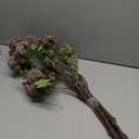 6PC Purple Artificial Chrysanthemum Flowers Silk Mini Pompon Mums Fake Kiku Flower Stems for DIY Bouquet, Wedding Centerpieces Home Table Decor (20 Inch, Purple)