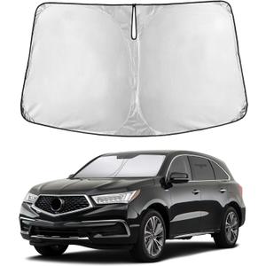 EcoNour Windshield Sunshade Compatible for Acura MDX 2014-2018 2019 2020, Sun Visor for Front Windshield & Window Sun Shade Cover, UV Heat Blocker & Protector, Car Accessories