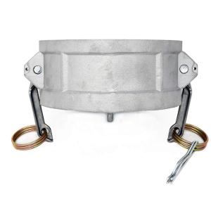 Gloxco Cam and Groove Fitting, Aluminum, Type DC, 4" Dust Cap (CAM-40-DC-AL)