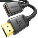 Silkland 8K HDMI Extension Cable 3.3FT/1M HDMI Extender 2.1, 8K@60hz 4K@120hz HDMI Male to Female Adapter,Ultra High Speed 48Gbps HDMI Cord Compatible with Fire Stick Roku TV Blu-Ray Laptop PS5/4 Xbox