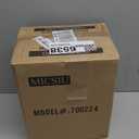 MICSIU Single Oil Rubbed Bronze Porch Light, 1-Pack 9.8 Inch Exterior Wall Sconce with Round Seedy Glass, Waterproof Rustic Outside Lantern for Front Door, Garage, E26 Base