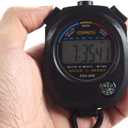 7 Pack Multi-Function Electronic Digital Sport Stopwatch Timer, Large Display with Date Time and Alarm Function, Suitable for Sports Coaches Fitness Coaches and Referees