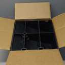 2Pack Curb Ramp Black Color, Portable Lightweight Heavy Duty Plastic Driveway Curb Ramps for Low Cars,Motorcycle Ramp,Curb Ramps (5.12" H 19.7" L Two Curb ramps Connected)