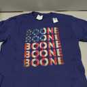 Boone Personalized Name Vintage Retro US Flag Woman Man TShirt, Size Small