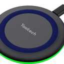 Yootech Wireless Charger,10W Max Wireless Charging Pad Compatible with iPhone 17/17 Pro/17 Pro Max/Air/16/15/14/13/SE 2022/12/11,Samsung Galaxy S25/S24/S23,for AirPods Pro 3(No AC Adapter)