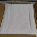 sancua 2 Pack White Tablecloth 60 x 84 Inch, Rectangle 4 Feet Table Cloth - Stain and Wrinkle Resistant Washable Polyester Table Cover for Dining Tables, Buffet Parties and Camping