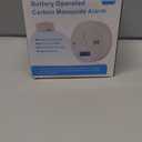 3 Pack Carbon Monoxide detectors, co Detector, Carbon Monoxide Alarm Detector Battery Powered with LCD Display, Carbon Monoxide Detector, UL2034 Standards, for Home