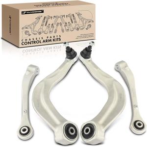 A-Premium Set of 4, Front Forward & Rearward Lower Control Arm, with Ball Joint & Bushing, Compatible with Ford Explorer 2020 2021 2022 2023