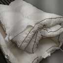 WhatsBedding 4 Inch Memory Foam Mattress Topper King Size, Supportive Fluffy Shredded Memory Foam Filled Pillow Top, Extra Soft Bed Topper for Back Pain Relief, 78x80 Inch (White)