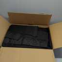 Trampoline Net Replacement 14 FT Trampoline Netting Replacement for 14FT Round Frame Trampolines Enclosure Net 8 Straight Poles Sleeve Trampolines Double-Headed Zipper Protection Buckles Enhanced Hook (14FT - 8 Poles, BLACK)