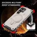 for Samsung Galxy S25 Ultra Case.Hard Phone Cover with Strong Magnetic Heavy Duty Protection.Reinforcement of The Four Corners.Anti-Slip Anti-Fingerprint (Gold, S25 Ultra)