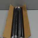 Black Curtain Rods for Windows 48-90Inch(4-7.5ft) Heavy Duty Wrap Around Blackout Curtain Rods,Adjustable Room Darkening Drapery Rod for Bedroom, Living Room, Sliding Door & Outdoor Patio