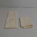 2 Pack 90 x 132 Inch Rectangle Ivory Polyester Tablecloth, Table Cover, Stain and Wrinkle Resistant, Washable for Dining Table, Wedding Reception, Banquet, Party