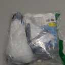 120 Counts 1.6 Gallon Mini Drawstring Trash Bags, Small Garbage Bags by KSSKSS, Code a fit 4.5-8 Liter, 1.2-2 Gal, White Trash Bin Liners for Home Office Kitchen Bathroom Bedroom