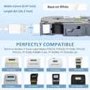 5Pack Replacement for Brother P-Touch Label Tape TZe-231 TZe231 12mm 0.47 Laminated White TZe TZ Label Refills Compatible with Brother Label Maker PT-D210 PT-D220 PT-H110 PT-D600 PT-D400, 8m 26.2ft (Black on White)