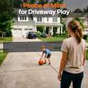 Driveway Net for Kids Safety Driveway Safety Net Barrier, Stops Basketballs from Rolling into the Street