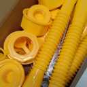 Gas Can Spout Replacement, Gas Can Nozzle Replacement (3 Kits-Yellow). for 1/2/5/10 gallon gas cans. Upgraded replacement gas can spout with flexible nozzle, vent cap, thick rubber pad, spout cover