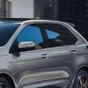 Rvinyl Pillar Post Pre Cut Window Trim Kits in Gloss Black Compatible with Ford Edge 2015-2024 - Adhesive Backs