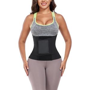 Waist Trainer for Women Waist Cincher Trimmer Ab Belt Tummy Control Body Shaper with Triple Wrap (Large, Black)