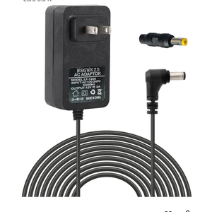 12V 2A AC DC Power Adapter 3.5mm x 1.35 mm Plug Charger, 5.5mm x 2.5mm Barrel Connector, Power Supply Charging Cord 6.6 ft