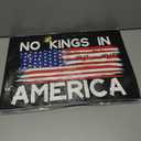 2 x No Kings in America Yard Sign, Double Sided, 12 x 18 inches, Weatherproof Corrugated Plastic with H Stakes