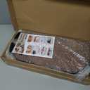 2 Pack Floating Shelves for Wall Rustic Farmhouse 17 Inch Floating Shelf Bathroom Wooden Shelves for Wall Mounted Live Fluted Edge Pine Shelves with Natural Grain for Living Room Bedroom Kitchen