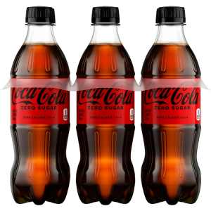 Coca-Cola Zero Sugar, 16.9 fl oz, 3 Pack, Best By: DEC 29, 2025