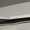 100% Blackout PVC Light Blocking Strip for Window Shades and Blinds Both Sides Tracks for Blackout Shades Easy to Install for BedroomGreat for Bedroom Nursery (L-Shaped White-2pcs, 58.5")