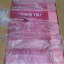 Maxdot 24 Pcs Thank You Water Bottles Bulk 17 oz Employee Appreciation Gifts Plastic Water Bottle Reusable Cup Inspirational Thank You Gift for Coworker Teacher Nurse Recognition Birthday(Pink)