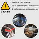 2 x Stove Top Protector for Samsung 30 5-Burner Gas Range, Compatible with Models NX60A6111, NX60A6311, NX60A6611, NX60A6751 - Reusable, Non-Stick Teflon Coating & Easy Clean Splatter Guard