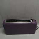 bella 2 Slice Slim Toaster, Fits-anywhere Kitchenware, 6 Setting Shade Control with Reheat & Cancel Buttons, Fits sourdough, 10 Long Slot, Anti Jam & Auto Shutoff, 900 Watt, Plum