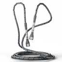 Sportbit Beaded Jump Rope for Fitness - Elite Skipping Rope for Adults (Women and Men) - Speed Jump Rope for Workouts, CrossFit, Boxing - Lightweight Tangle-Free Adjustable Rope