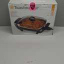 Toastmaster 12" Nonstick Electric Skillet - Deep Skillet Appliance with Glass Lid - Multipurpose Kitchen Cookware for Breakfast & More