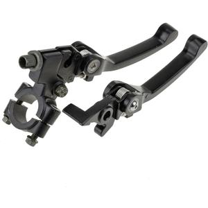 HIAORS Black Chrome Clutch Brake Lever for 22mm 7/8 inch Handlebar 110cc 125cc 140cc TTR 125cc SSR Xmotos Apollo 125 Pit Dirt Bike Motorcycle