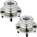 512271 2pcs Rear Wheel Bearing and Hub Assembly for 2003-2008 Mazda 6, for 2007-2012 Lincoln MKZ, for 06 Zephyr, for 2006-2012 Ford Fusion, for 2006-2011 Mercury Milan FWD, 5 Lug w/ABS