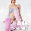 FITRELL 3 Pairs Compression Socks for Women and Men 20-30mmHg-Circulation Support Socks (M)