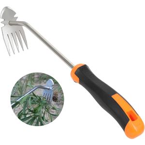 Weed Remover Tool,New Durable Garden Weed Tool,Gardening Weeding Tools,Portable Garden Weeding Tool for Vegetable Gardening Backyard Farm Planting & Weeding (Rubber Handle)