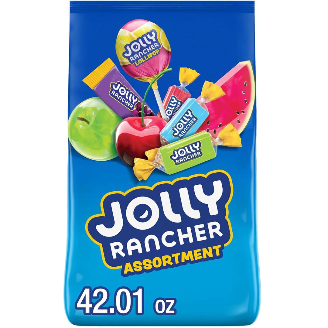 JOLLY RANCHER Assorted Fruit Flavored Candy Bulk Bag, 42.01 oz (EXP 08/21/26)