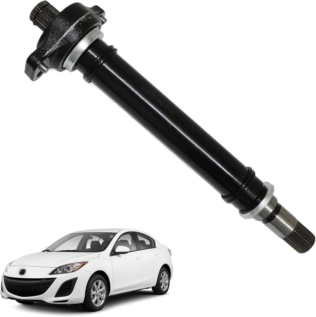 GXARTS Front Right CV Intermediate Shaft GG38-25-700C GG38-25-700D Compatible with Mazda 3 2.0L 2006-2013 Fit For Mazda 5 2.3L L4 2006-2007 GG3825700E GG38-25-700H CV Axle Intermediate Shaft Assembly