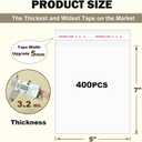 400PCS 3.2Mil Clear Cellophane Bags Self Sealing 5x7 Inches Cookies Bags Self Adhesive Resealable Cello Bag for Packaging Cookies Party Favors Gifts, Thick